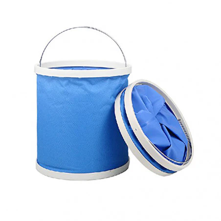 Leinwand 11 Liter Folding Water Bucket - Blue