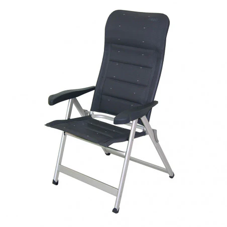 Crespo AL-212-M dark gray - 5-position reclinable folding chair