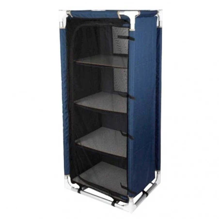 Hosa W Pvc 3 Shelves Wardrobe - Detachable Camping Wardrobe