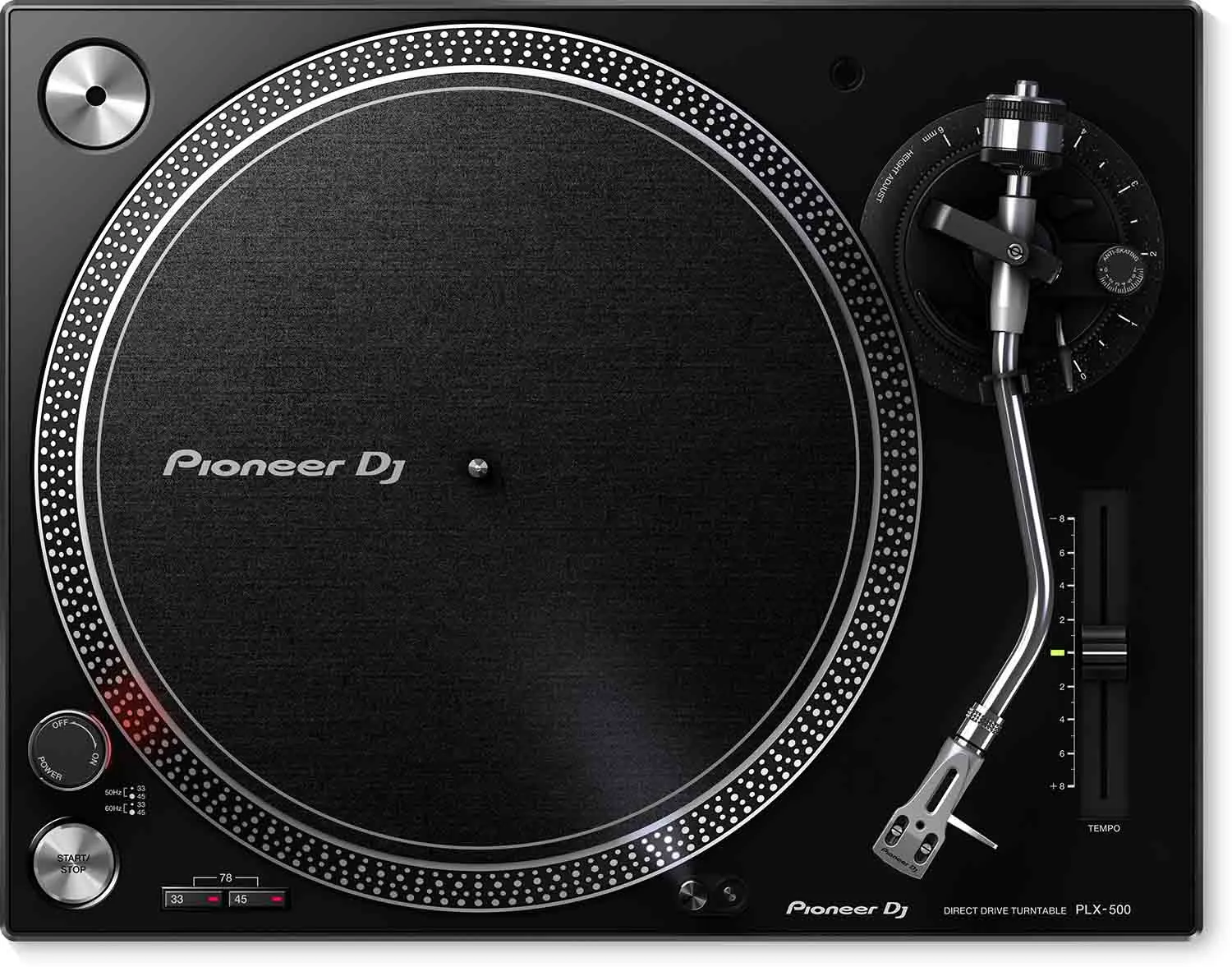 B-Stock: Pioneer DJ PLX-500-K High Torque, Direct Drive Turntable - Black