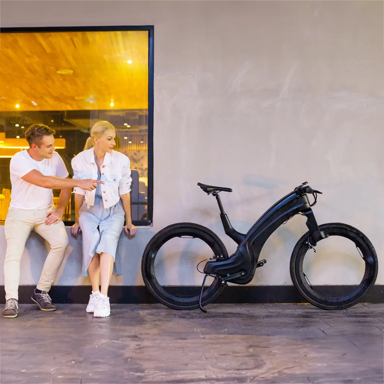 Last Day Limited To 96 Units Only 55.99Factory Clearance  Hubless smart bicycle