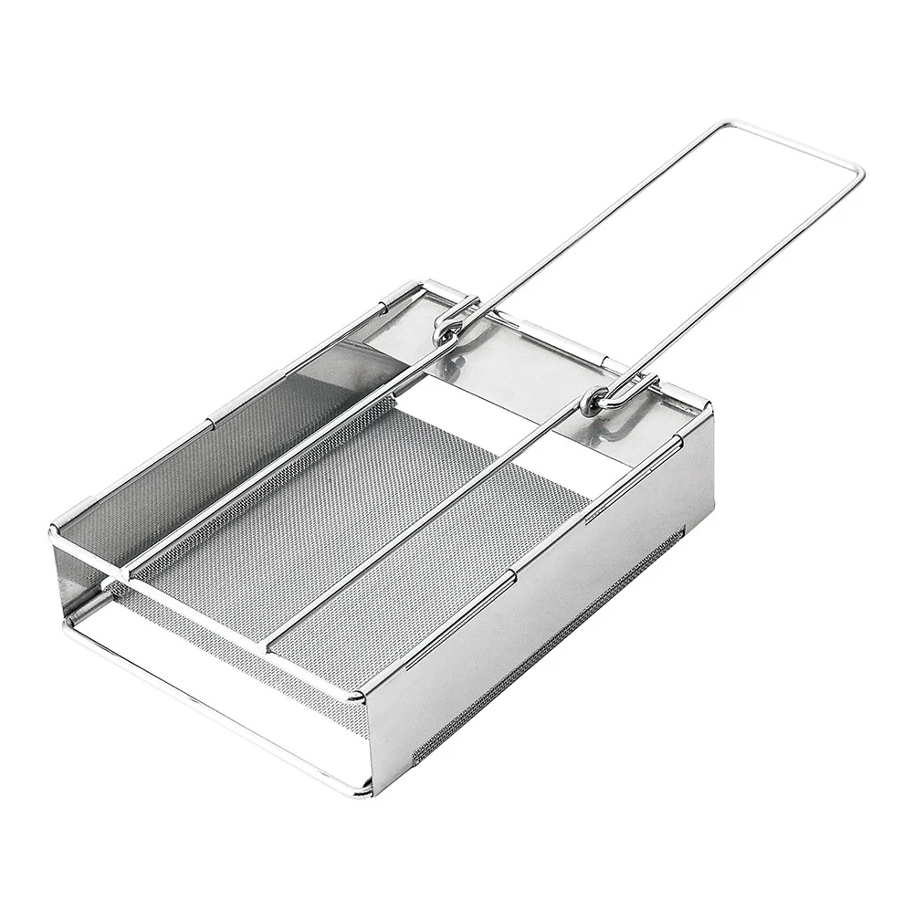 XL OZtrail STAINLESS STEEL TOASTER FOLDING JUMBO folding toaster – stainless steel