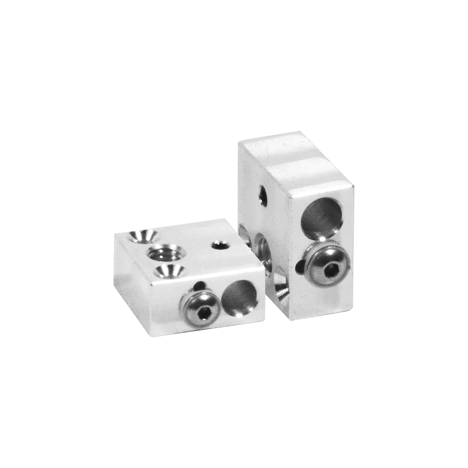 Aluminum heated block hot end