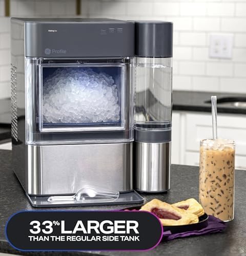 GE Profile Opal 2.0 XL with 1 Gallon Tank Chewable Crunchable Countertop Nugget Ice Maker