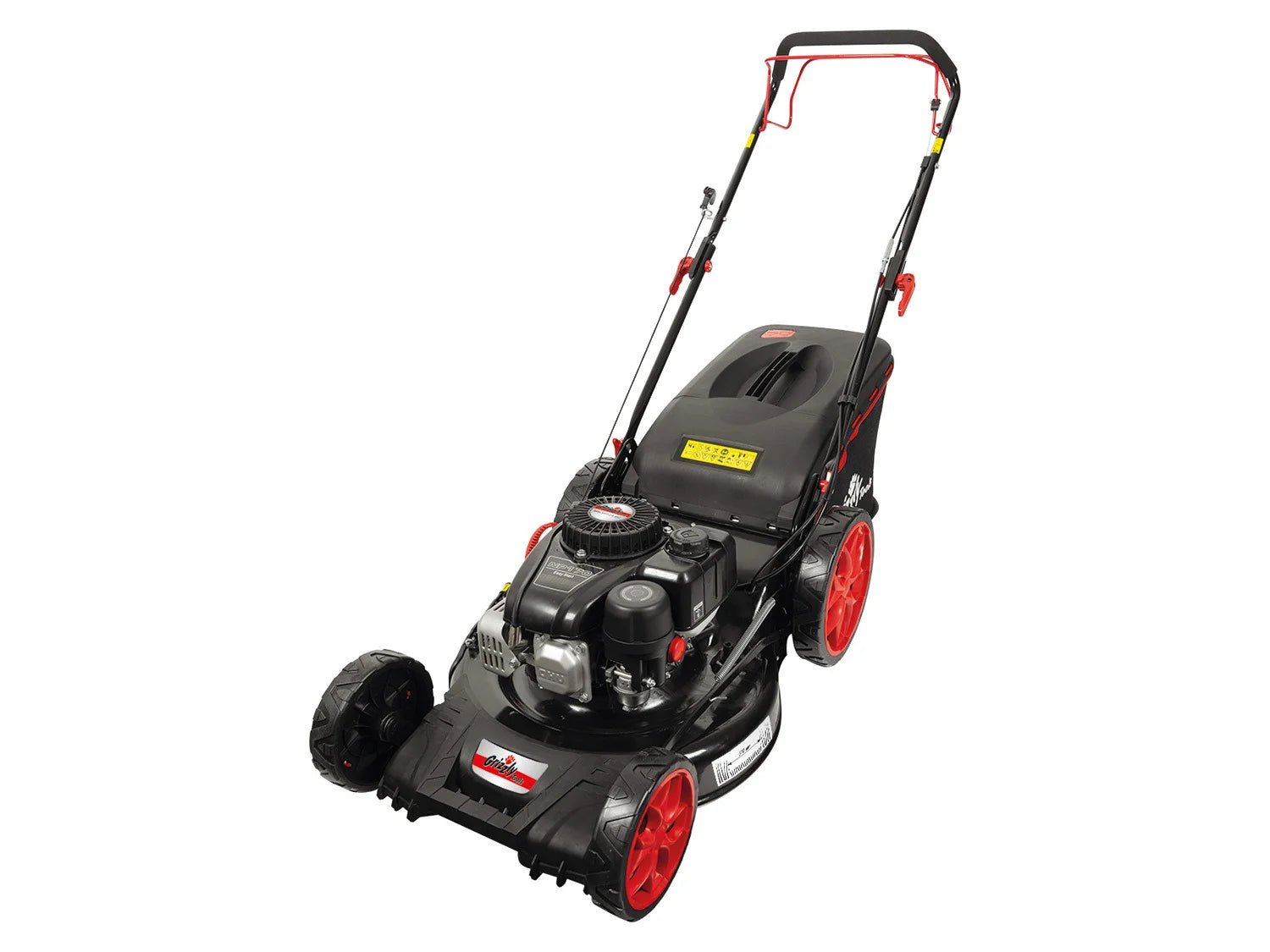 Grizzly 4in1 Benzinrasenmher BRM 5117-2 A, 3,7 PS, 70 l Fangsack